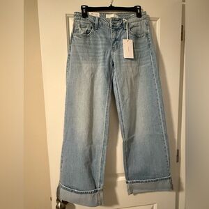 NWT Vervet KRIS Light Blue Baggy Wide Leg